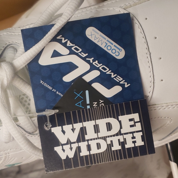 Fila memory glimpse women's shoes us size 11 white blue green memory foam - Picture 7 of 11